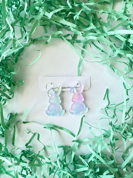 Tie-Dye Bunny Dangles