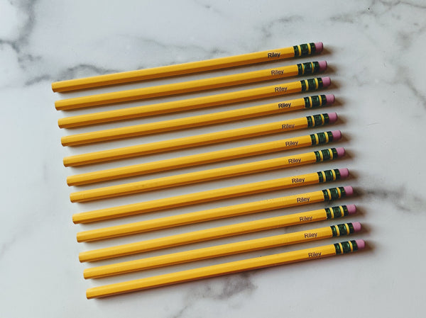 Personalized Engraved Pencils