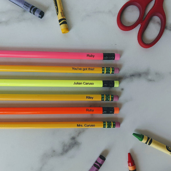 Personalized Engraved Pencils