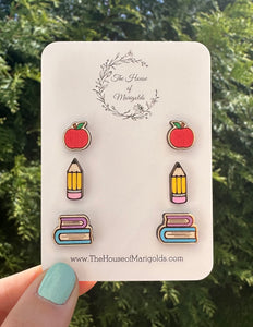 School Earring Set