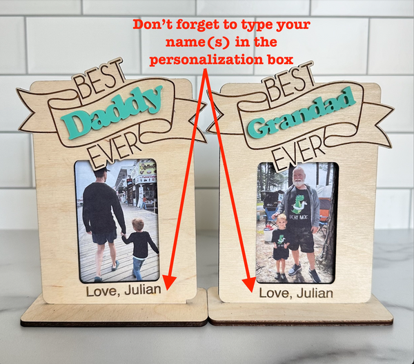 Father's Day Photo Holder