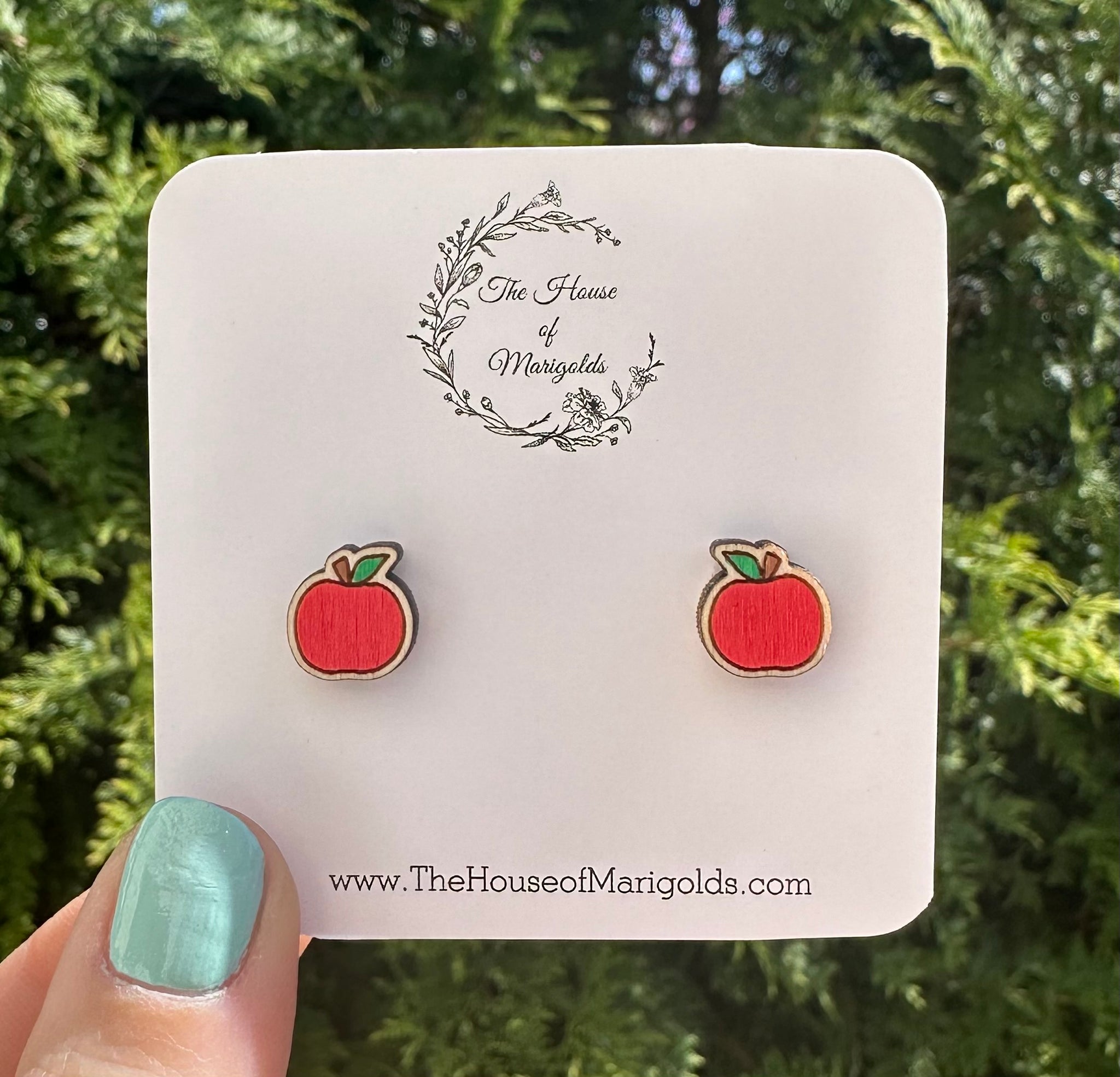 Apple Stud Earrings